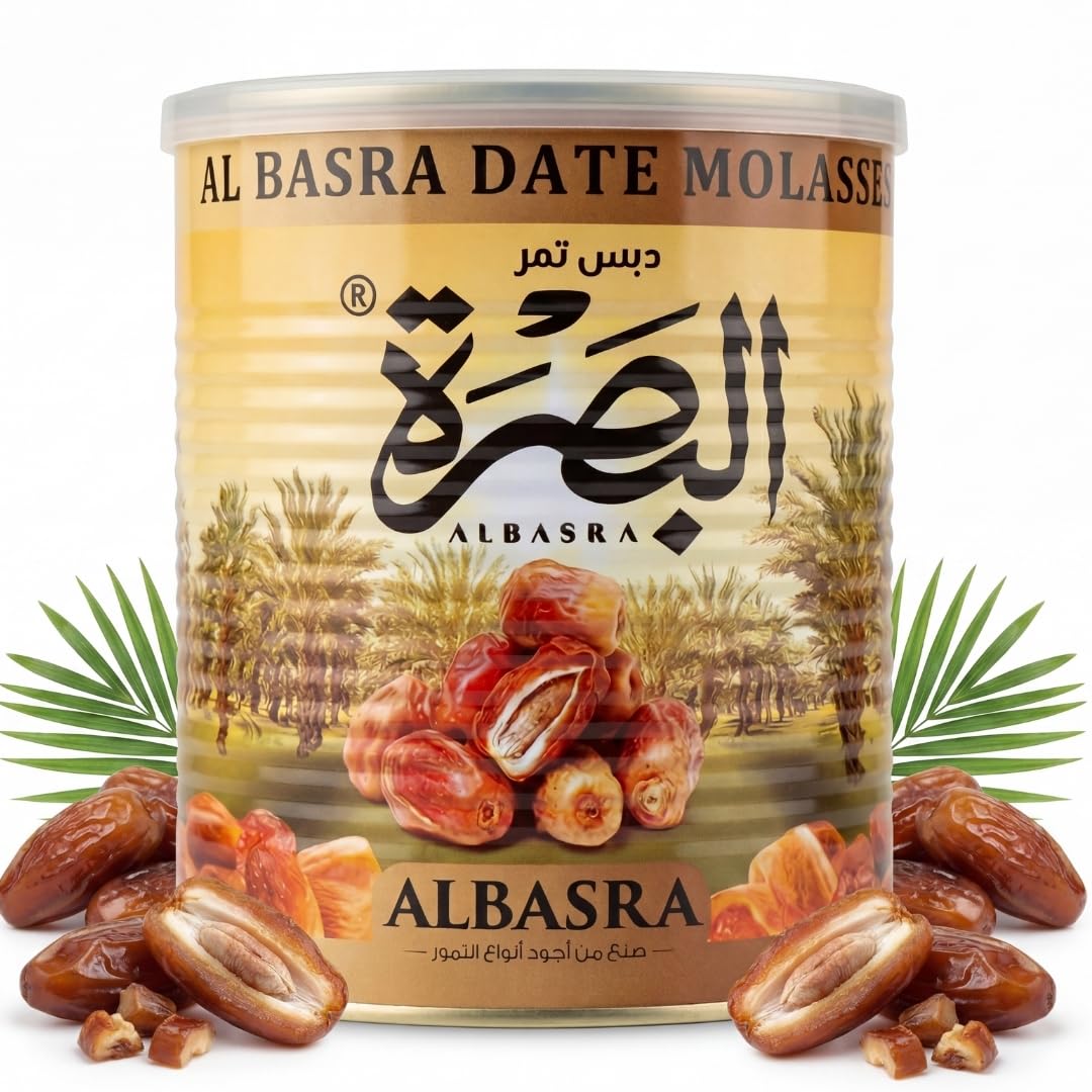 ALBASRA front label bottle showing product identity and honest ingredients