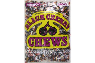 Albert's Chews front packaging showing resealable bag and 240 count for easy sharing