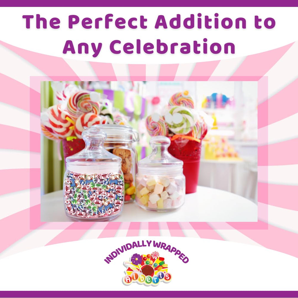 Albert's candy in hand demonstrating portion size and convenience