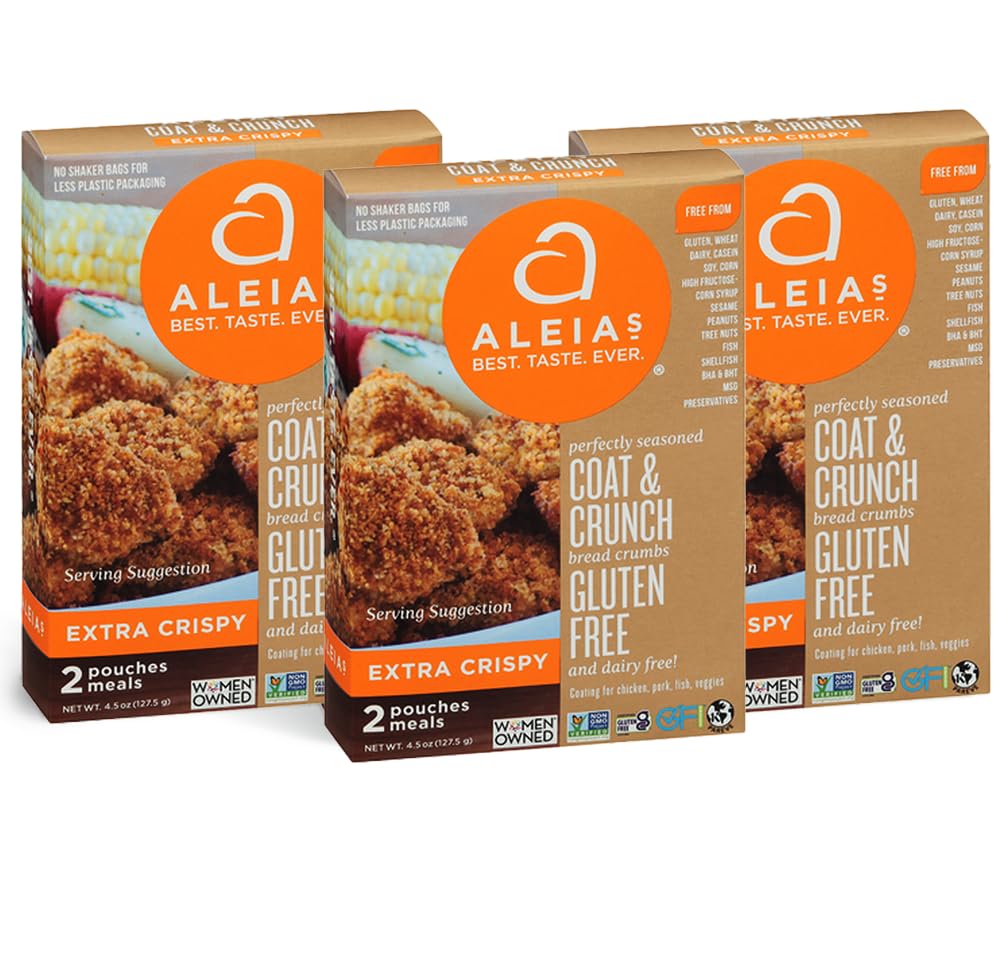 ALEIAS BEST. TASTE. EVER. front packaging showing three 4.5 oz pouches and brand
