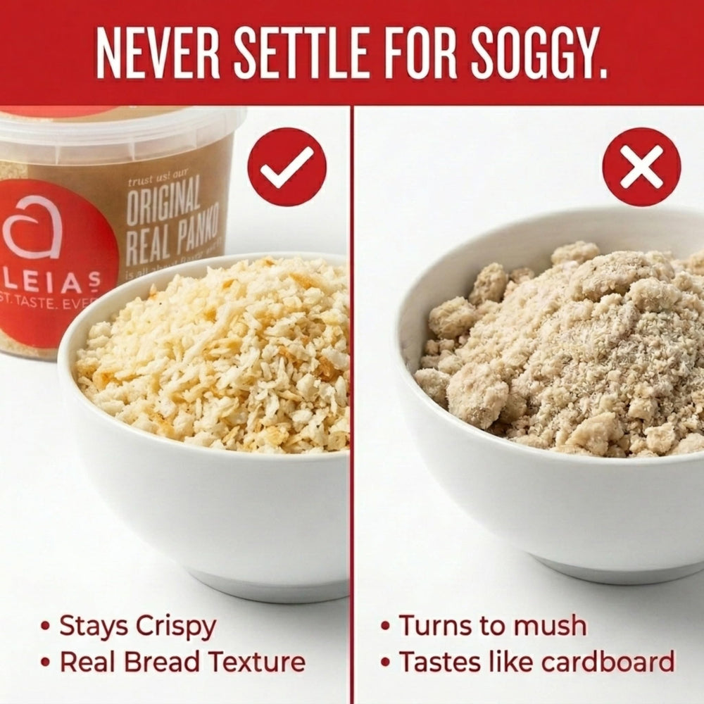 ALEIAS BEST. TASTE. EVER. casserole topped with panko delivering a crunchy baked finish