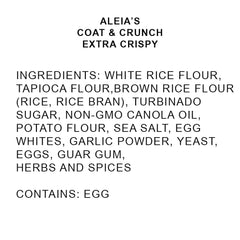 ALEIAS BEST. TASTE. EVER. coated fish fillets ready for cooking with crisp exterior