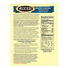 Alessi Autentico Neapolitan bean soup served in a bowl, comforting warm meal ready quickly
