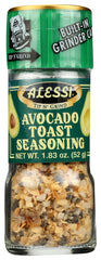 Alessi front packaging Tip N' Grind shaker shows label and convenience for quick seasoning