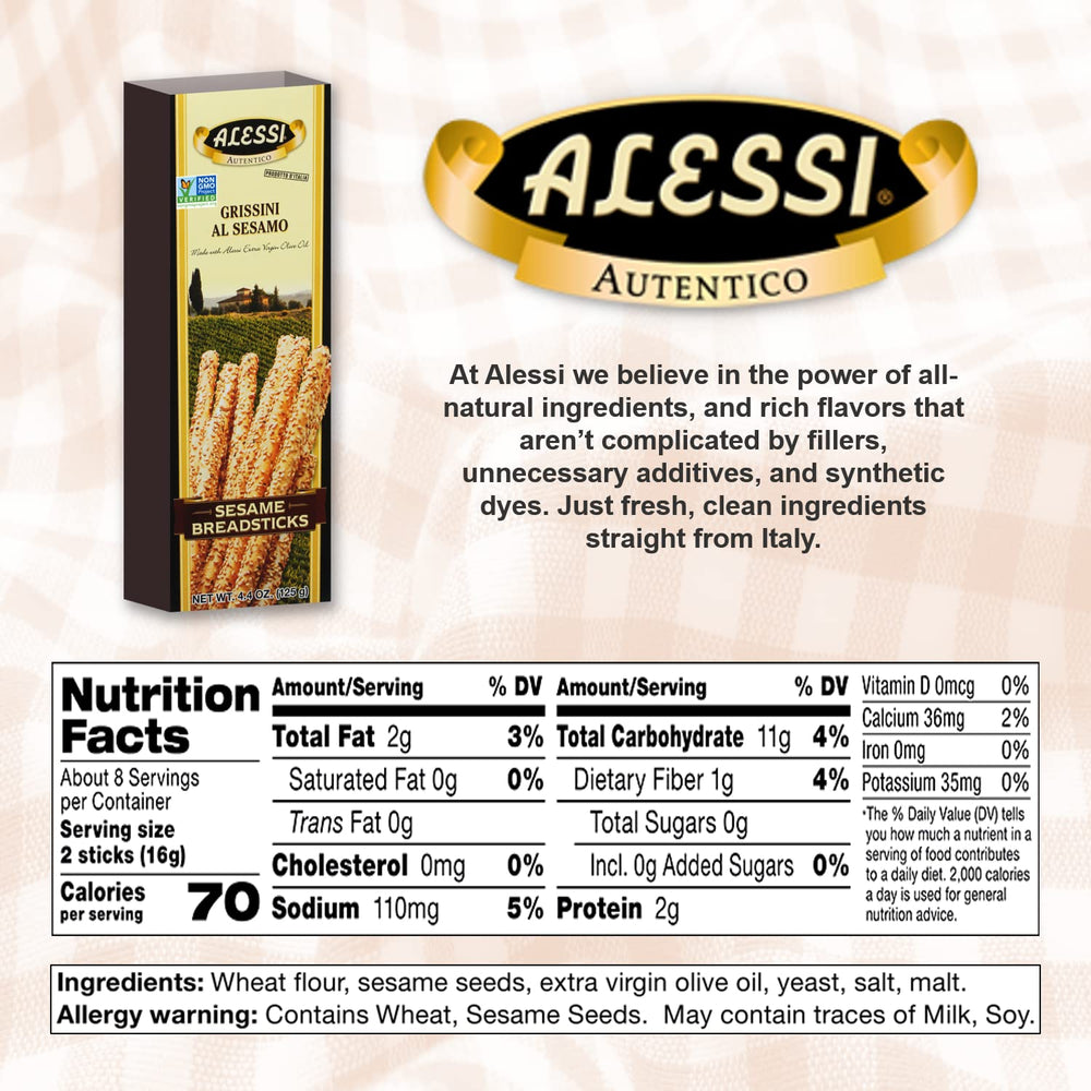 Alessi close-up sesame seed texture highlighting crunchy surface