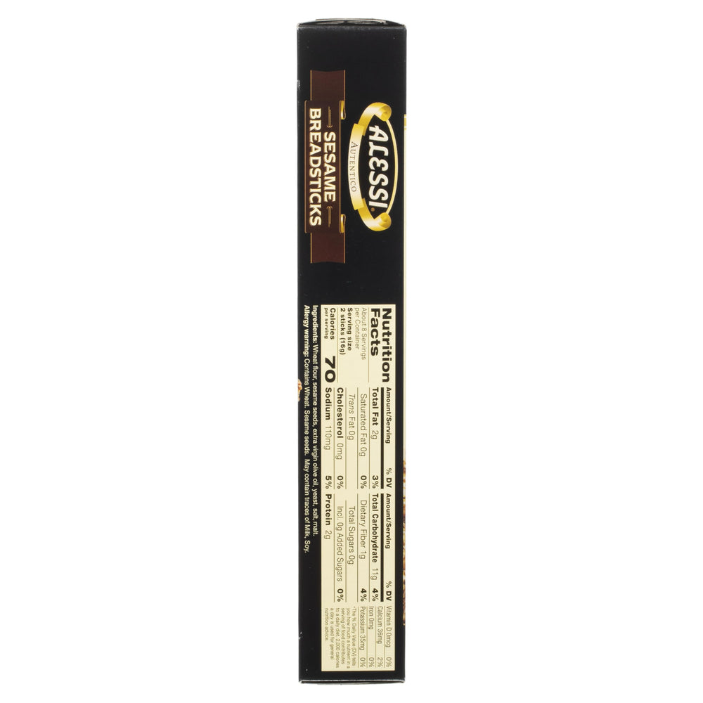 Alessi ingredients label detail emphasizing simple, natural components and quality
