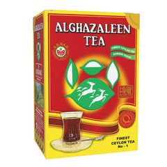 Alghazaleen loose leaf close-up revealing leaf texture and aroma, ensures freshness