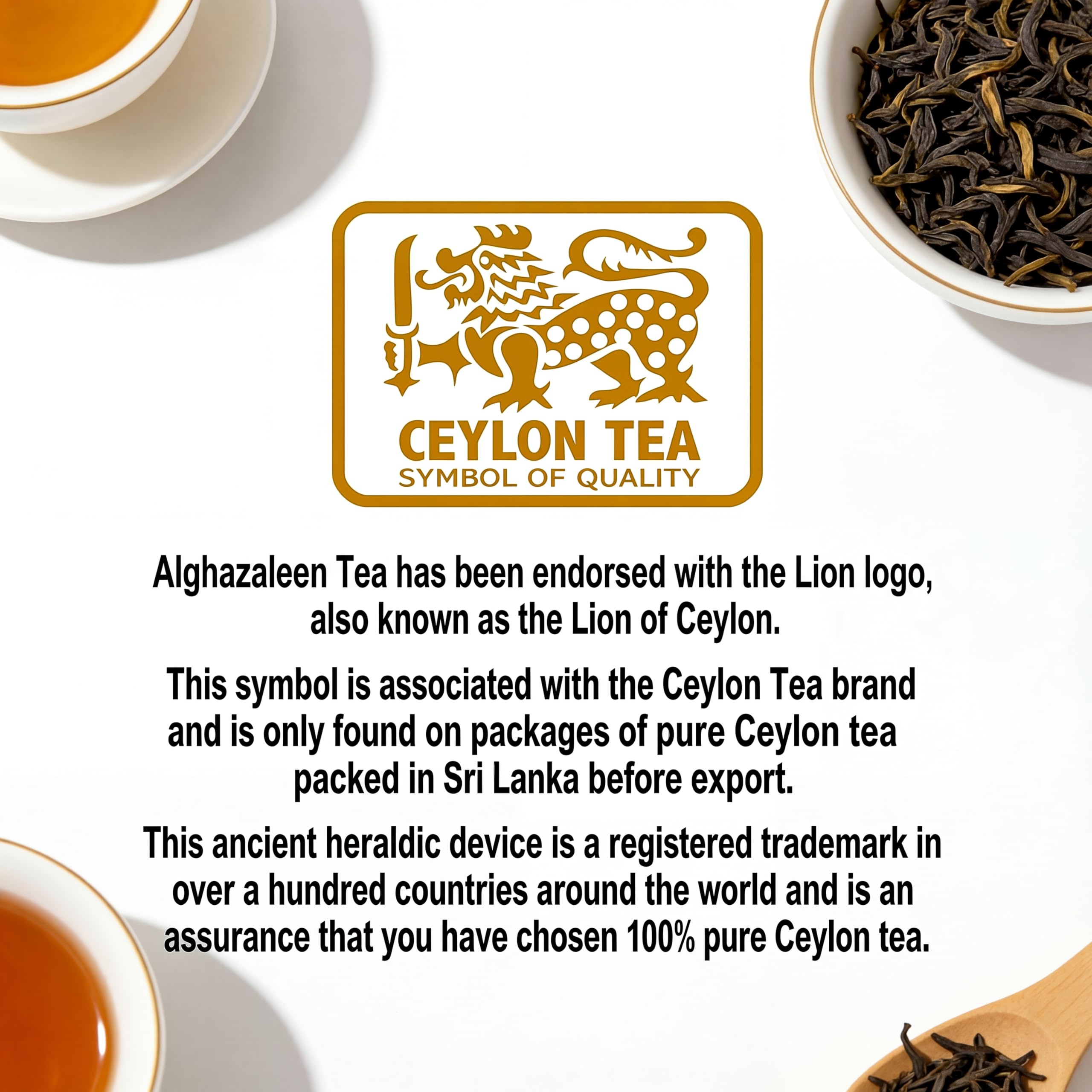 Alghazaleen teapot brewing loose leaf tea in pot, demonstrates proper infusion