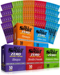 All Sport front packaging showing variety zero pack and clear benefit of long supply