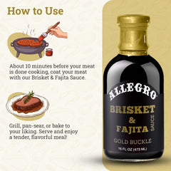 Allegro Gold Buckle bottle close-up highlighting pour spout and texture