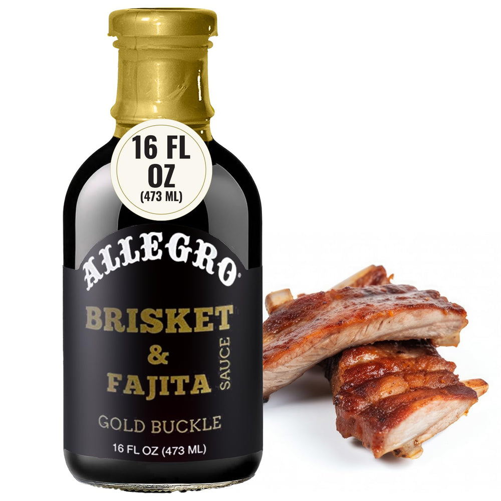 Allegro Gold Buckle front label showing product and flavor benefits