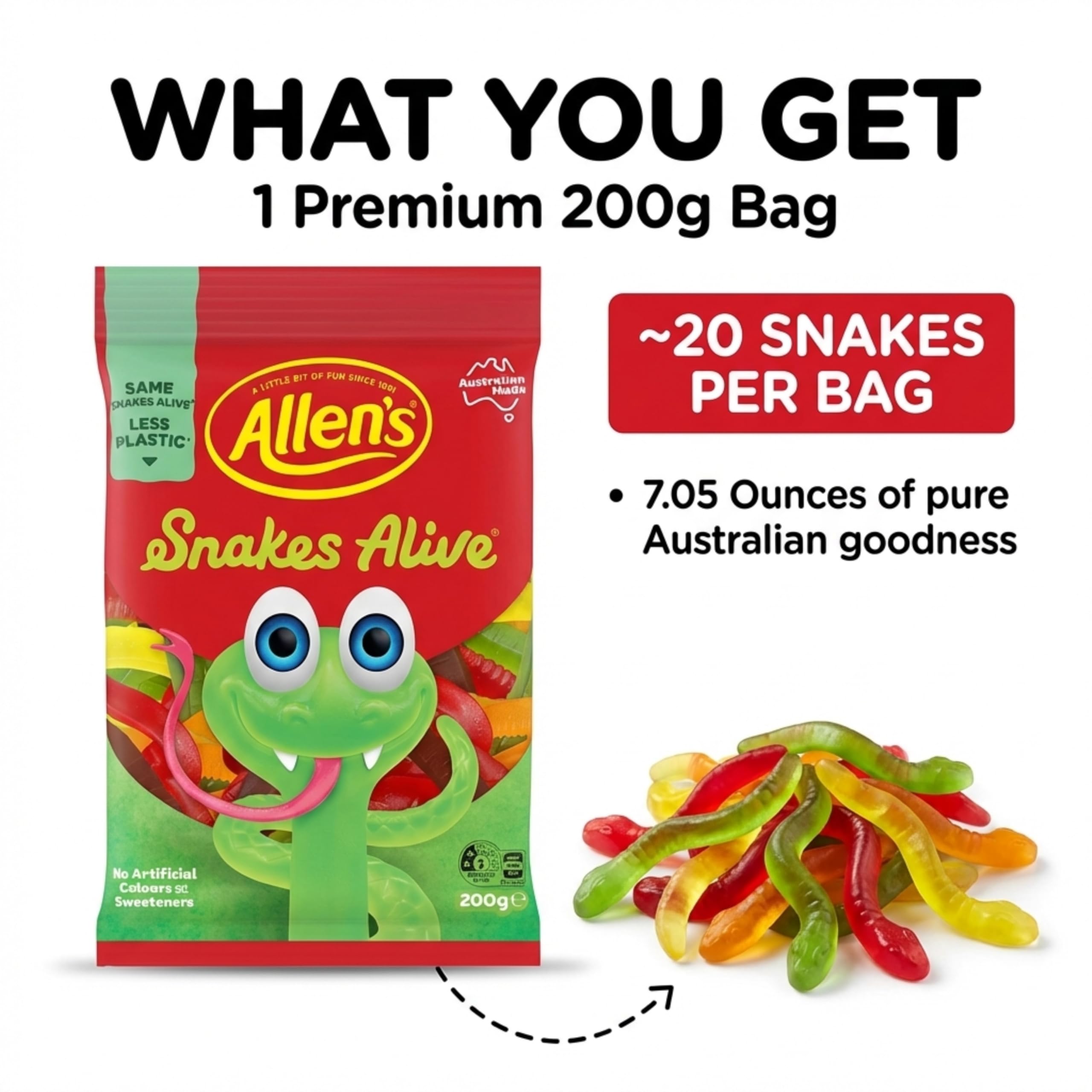 ALLEN'S gummies in hand to show scale and portion size for easy portioning