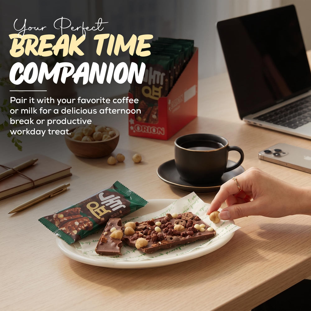 Allinwealth Tokping bar held in hand illustrating compact 43g portion