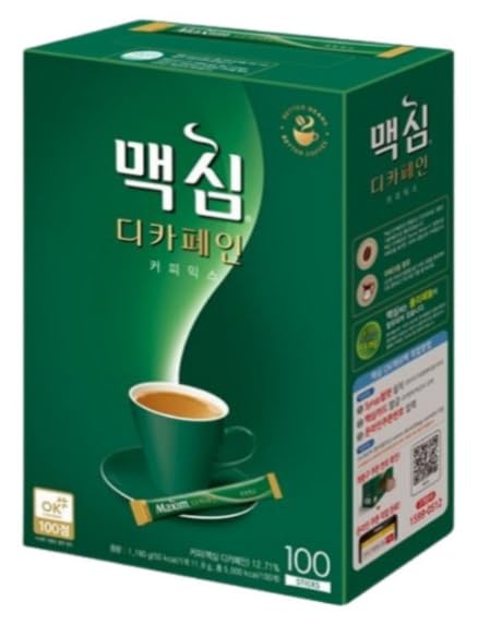 Alliving maxim decaffeinated coffee mix front pack showing box convenience