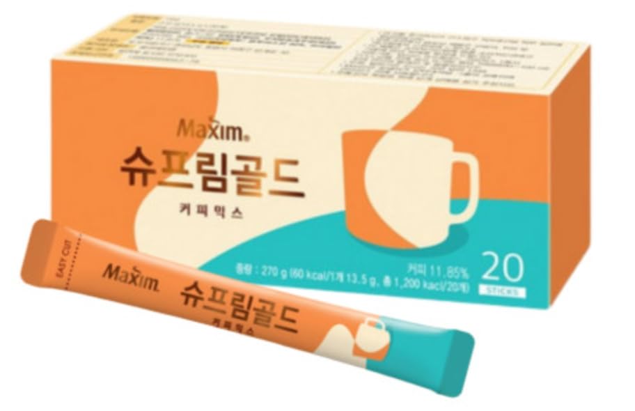 Alliving Maxim front packaging showing 20 sticks and premium coffee appeal