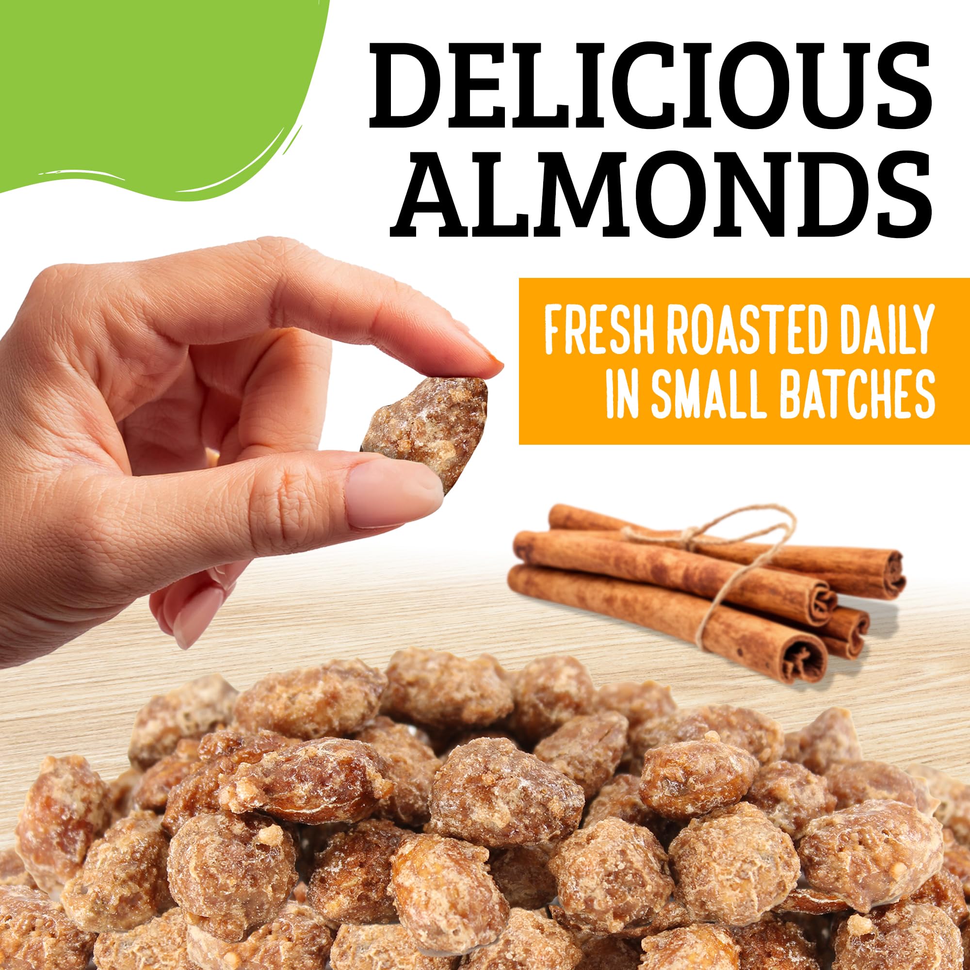 Almond Brothers copper kettle roasting detail highlighting authentic flavor development