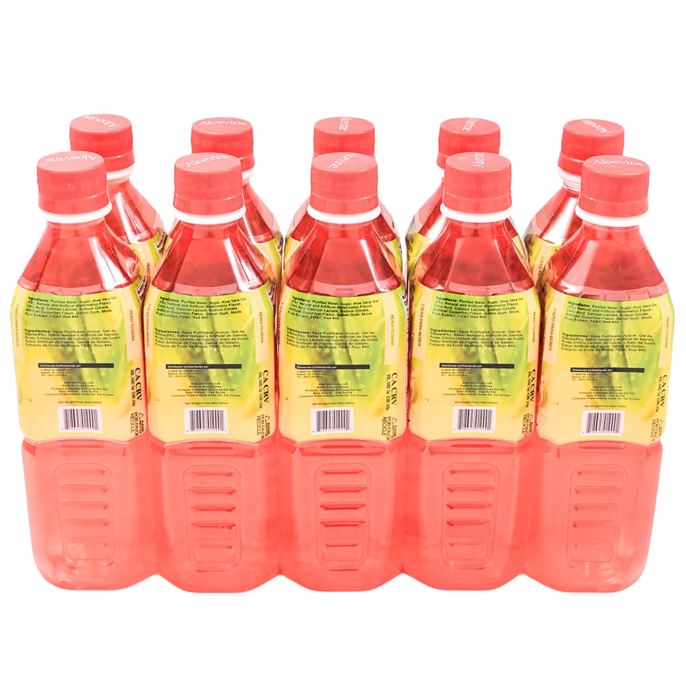 Aloevine close-up of aloe pulp delivering visible texture and natural mouthfeel