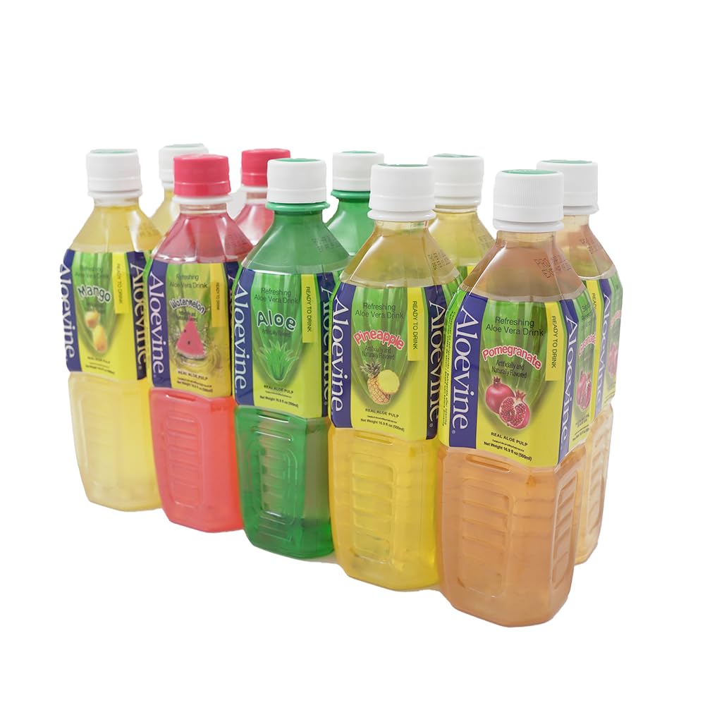 Aloevine bottles on a picnic blanket demonstrating fruity refreshment for outdoor gatherings