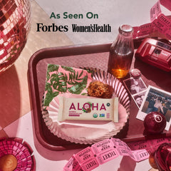 ALOHA cross-section of bar revealing chewy texture and fiber-rich interior, satisfying bite benefit