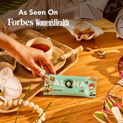 ALOHA Pa'akai macadamia nuts close-up showing real Hawai'i ingredients and wholesome taste