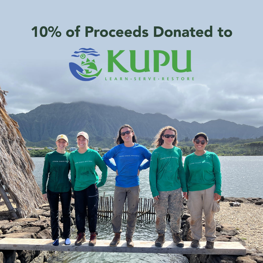 ALOHA Pa'akai bar on a trail pack conveying active lifestyle energy and clean nutrition