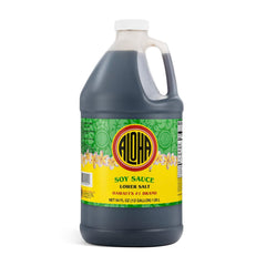ALOHA front packaging showing bottle and Hawaiian branding, reliable pantry staple benefit