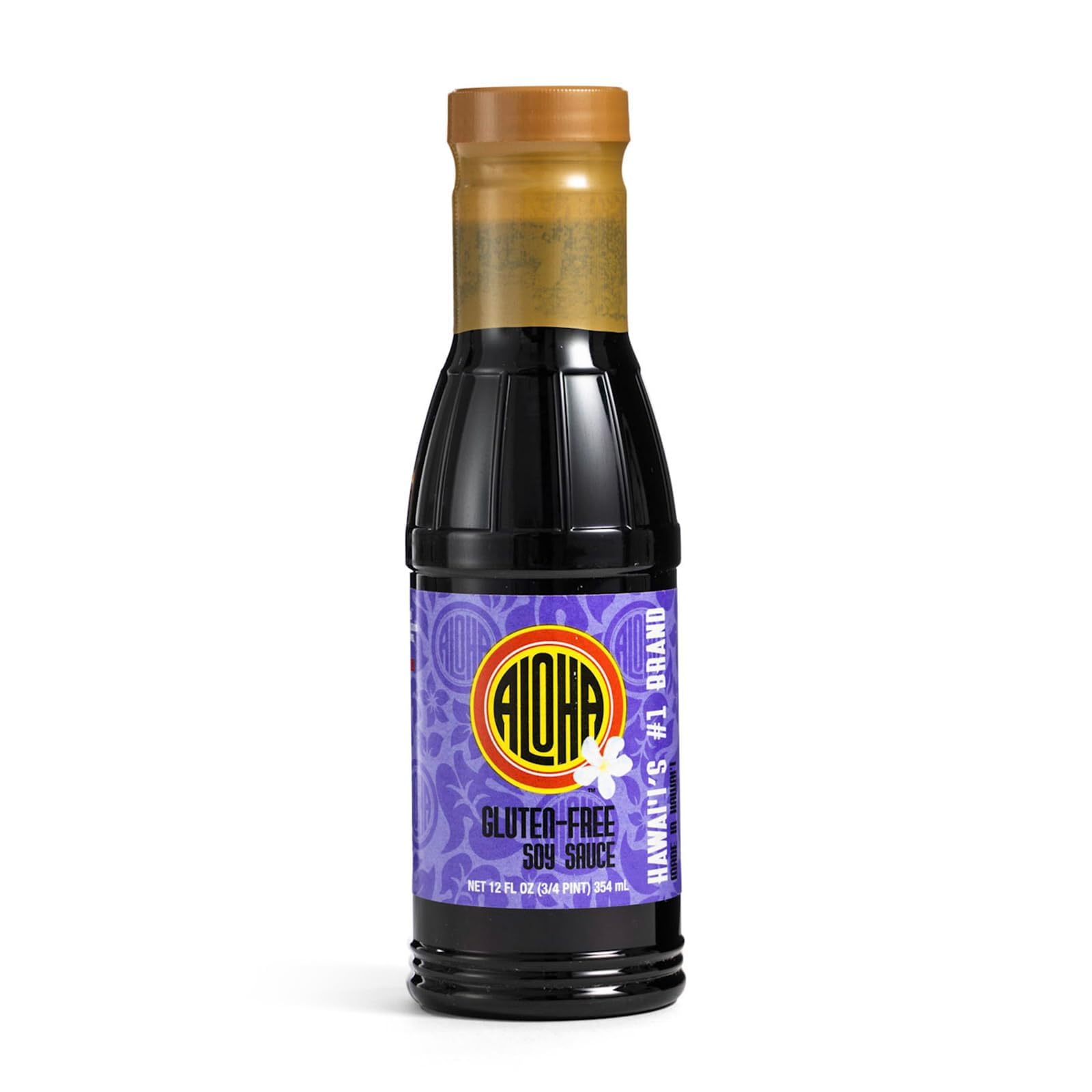 ALOHA shoyu front packaging showing bottle and brand for pantry convenience