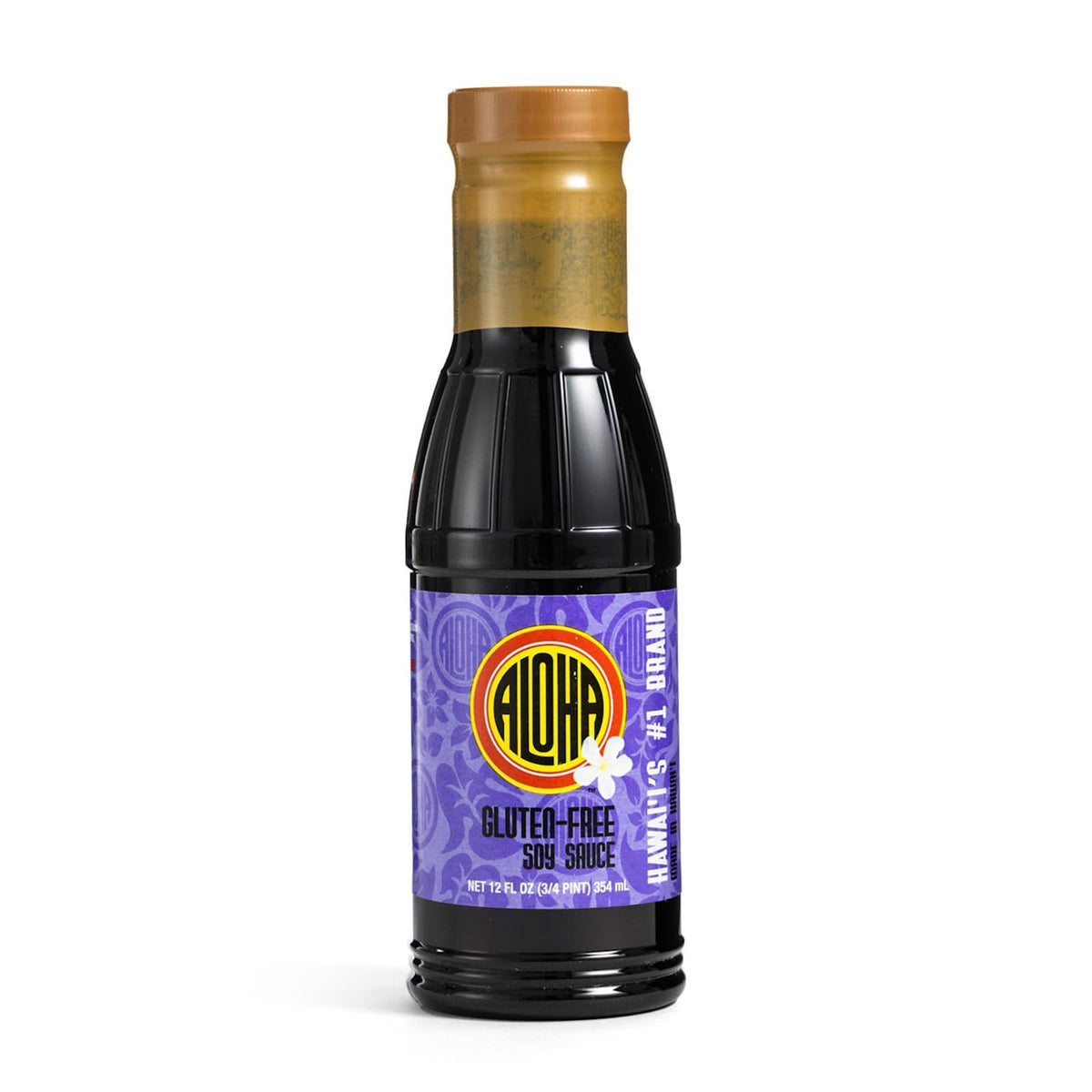 ALOHA shoyu front packaging showing bottle and brand for pantry convenience