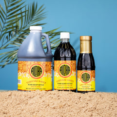 ALOHA ingredients close-up with ginger garlic soy for authentic taste