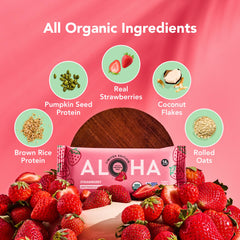 ALOHA bar held in hand to show size and grab-and-go convenience
