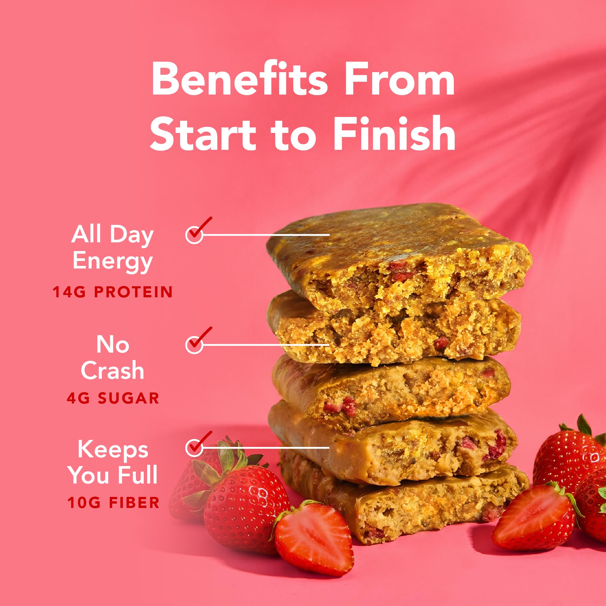 ALOHA product ingredients label highlighting organic protein sources