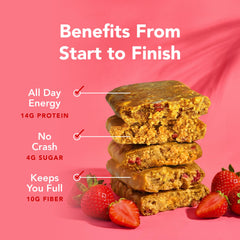 ALOHA product ingredients label highlighting organic protein sources