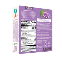 ALOHA close-up of lehua taro powder ingredient, highlighting authentic Hawaiian flavor and origin