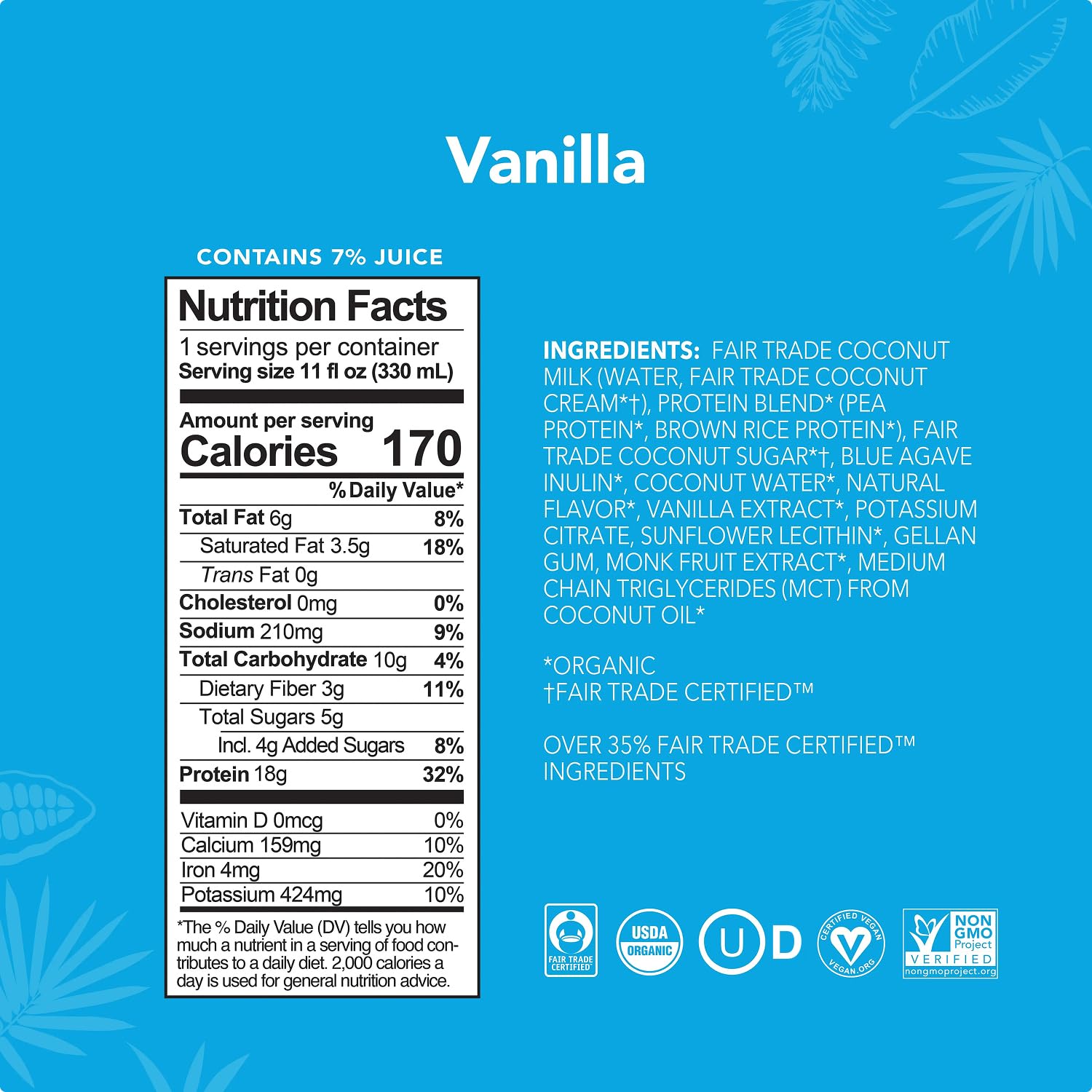 ALOHA carton held in hand illustrating portability and convenience