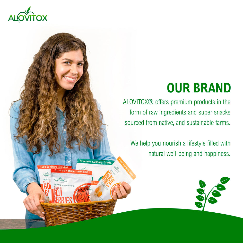 Alovitox product label with USDA Organic and ingredient details