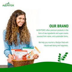 Alovitox product label with USDA Organic and ingredient details