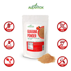 Alovitox measuring spoon with powder showing accurate serving size