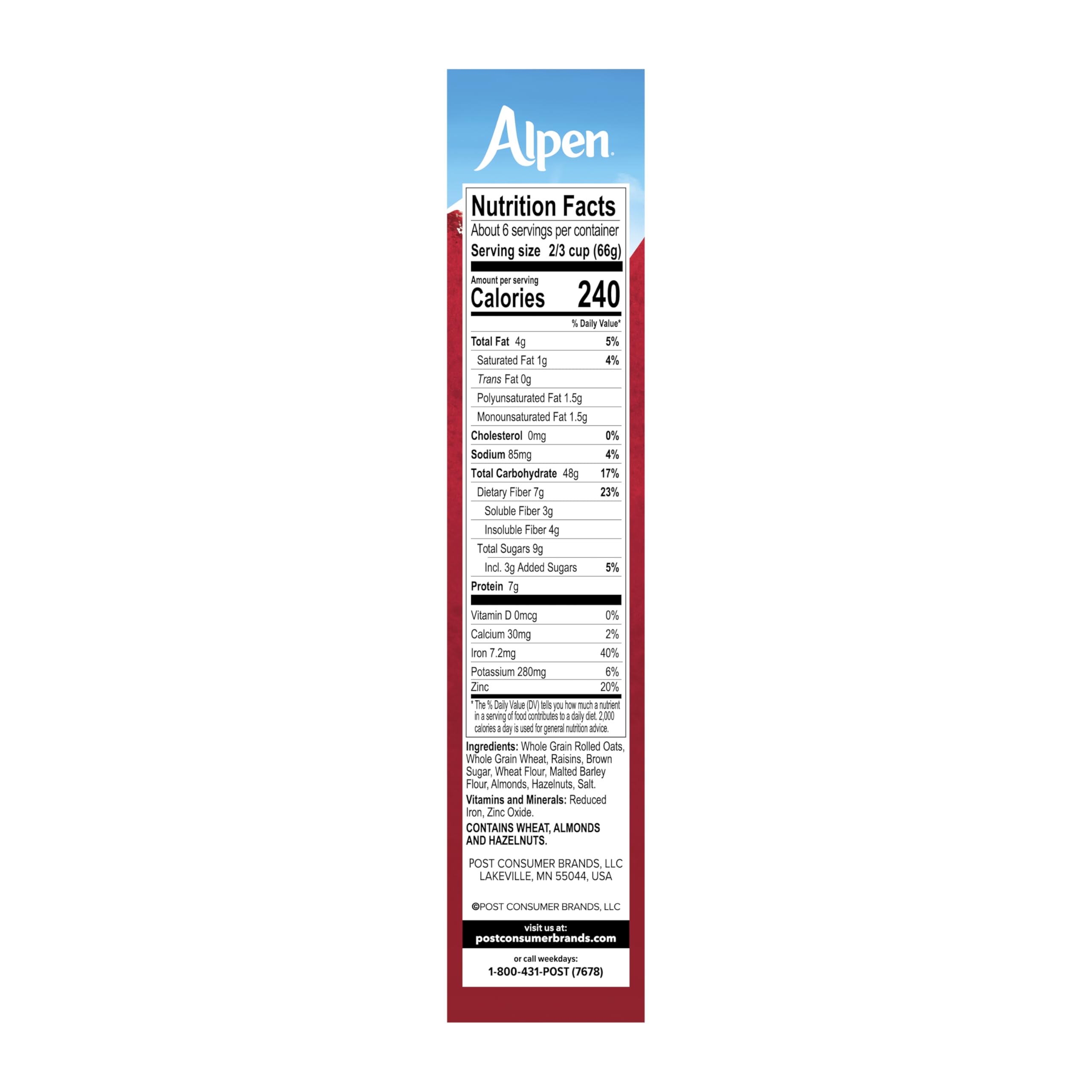 Spoonful of Alpen muesli atop yogurt offering texture and flavor boost