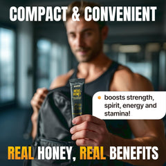 Alpha Performance opened sachet in hand showing ready-to-eat convenience