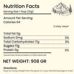 Altay Meadows close-up of fine honey crystals showing texture and natural unfiltered quality