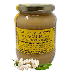 Altay Meadows glass jar front label showing purity and weight benefit clarity