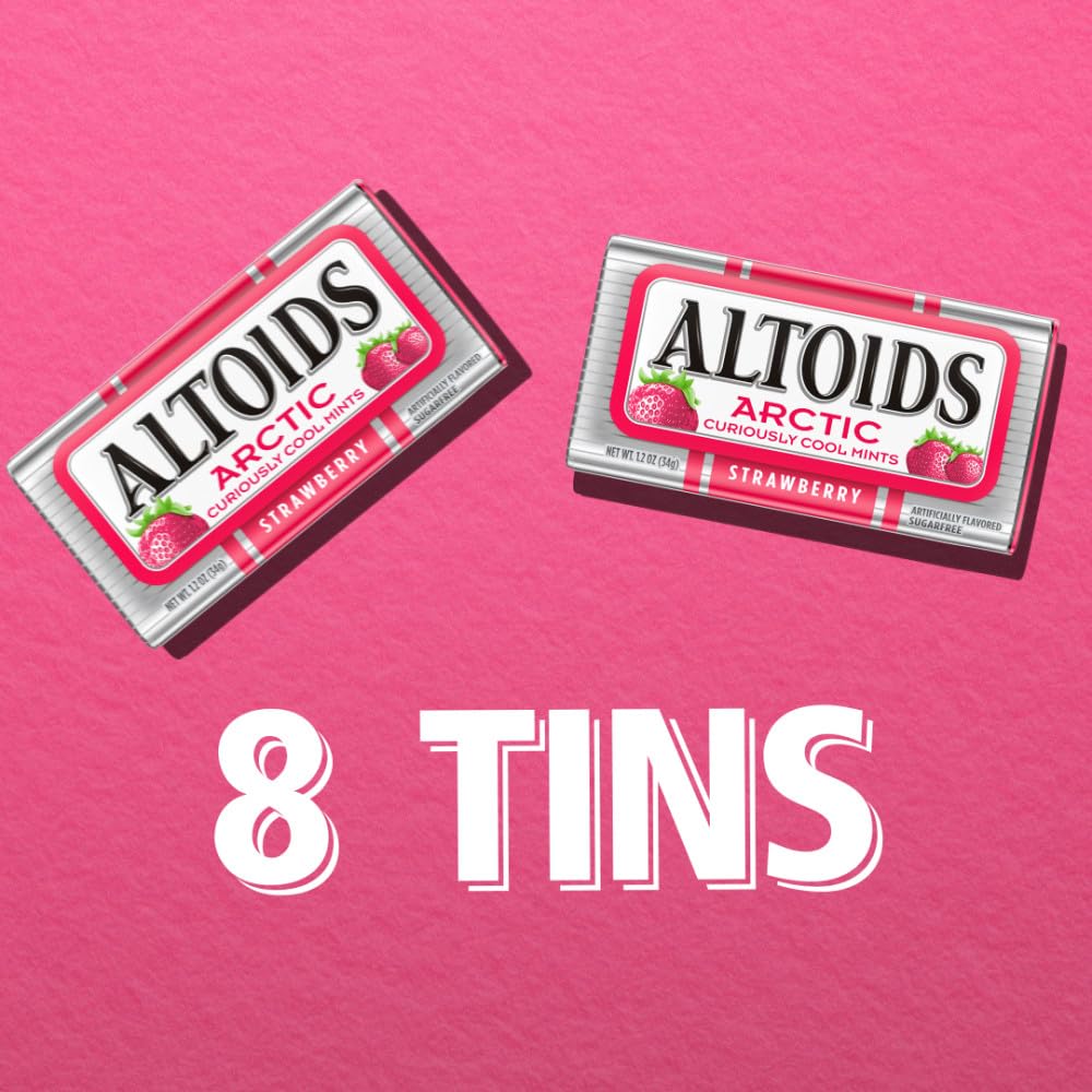 Close-up of Altoids mint texture highlighting long-lasting flavor release