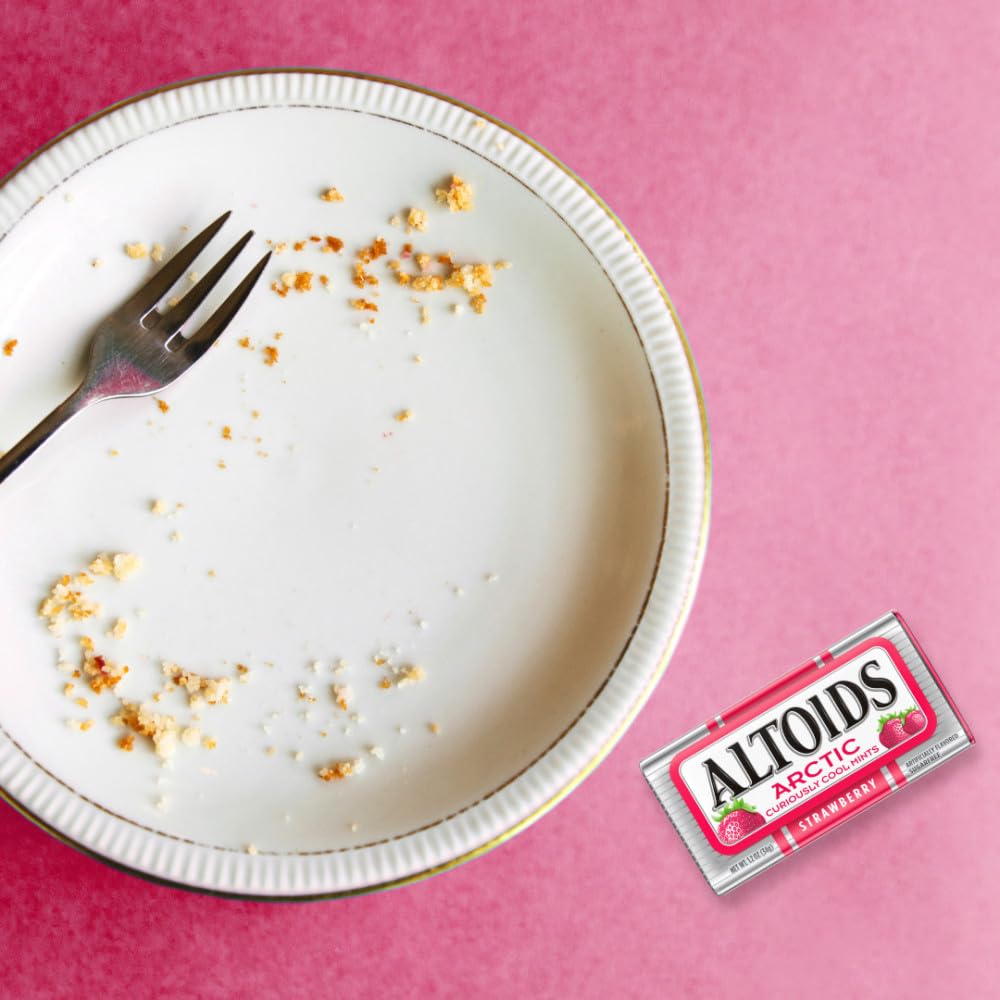 Stacked eight-pack of Altoids tins ideal for stocking office or travel