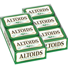 Altoids front tin showing brand and spearmint benefit