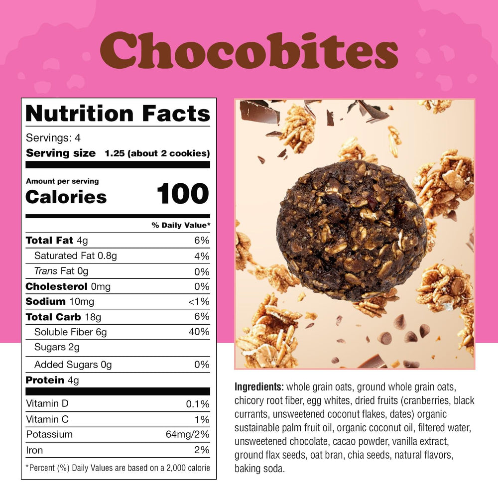 ALYSSA'S ingredient spread with coconut flakes and chocolate showing organic sourcing benefit: cleaner ingredients