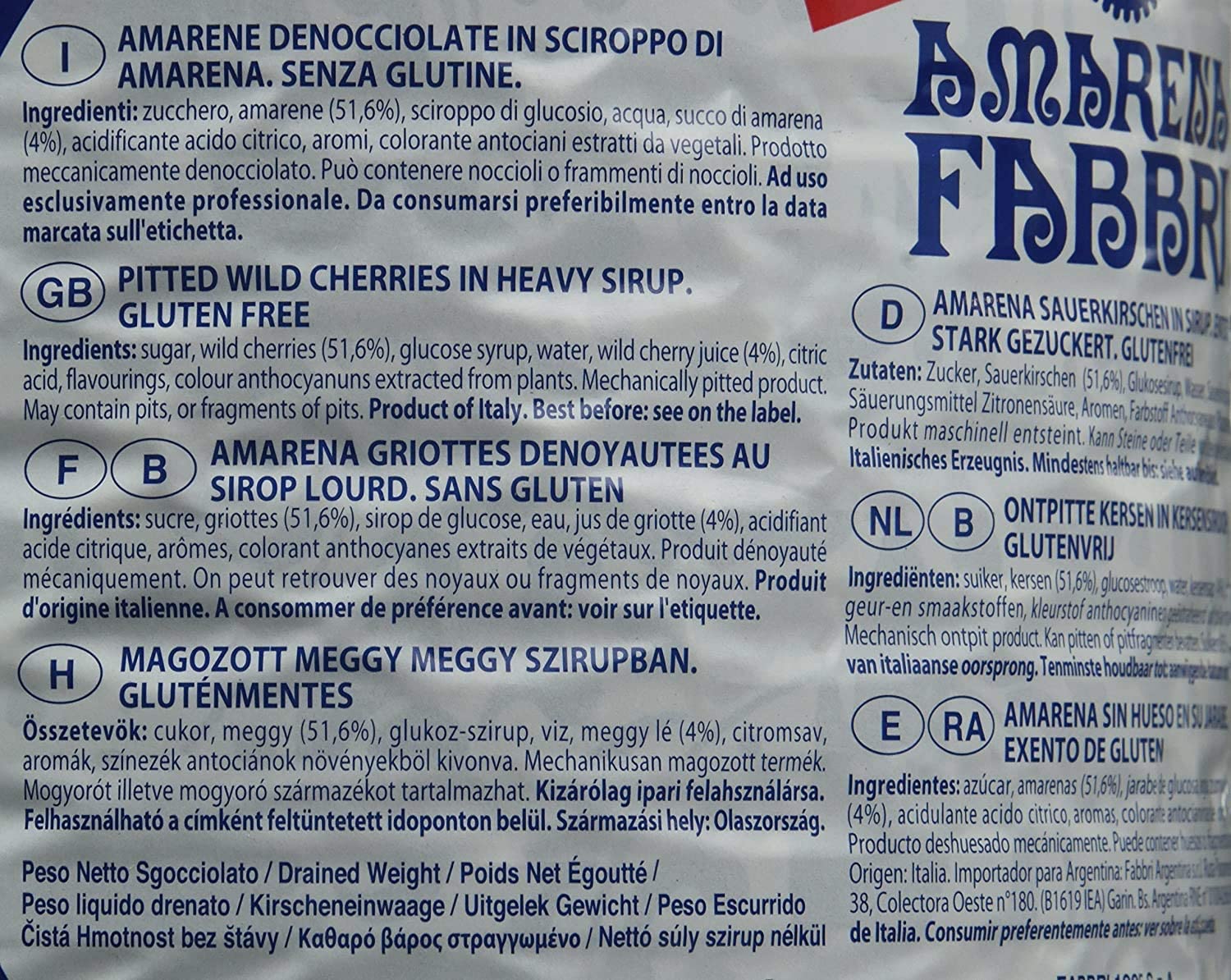 Amarena Fabbri close-up of cherry texture highlighting syrupy sheen and flavor