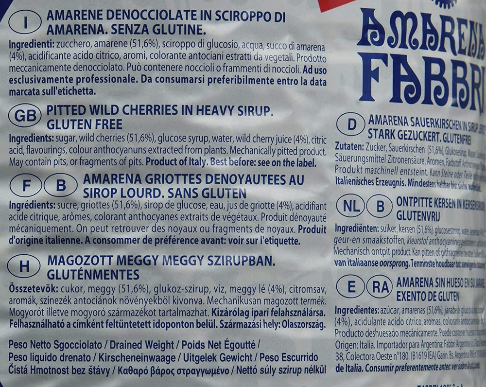 Amarena Fabbri close-up of cherry texture highlighting syrupy sheen and flavor