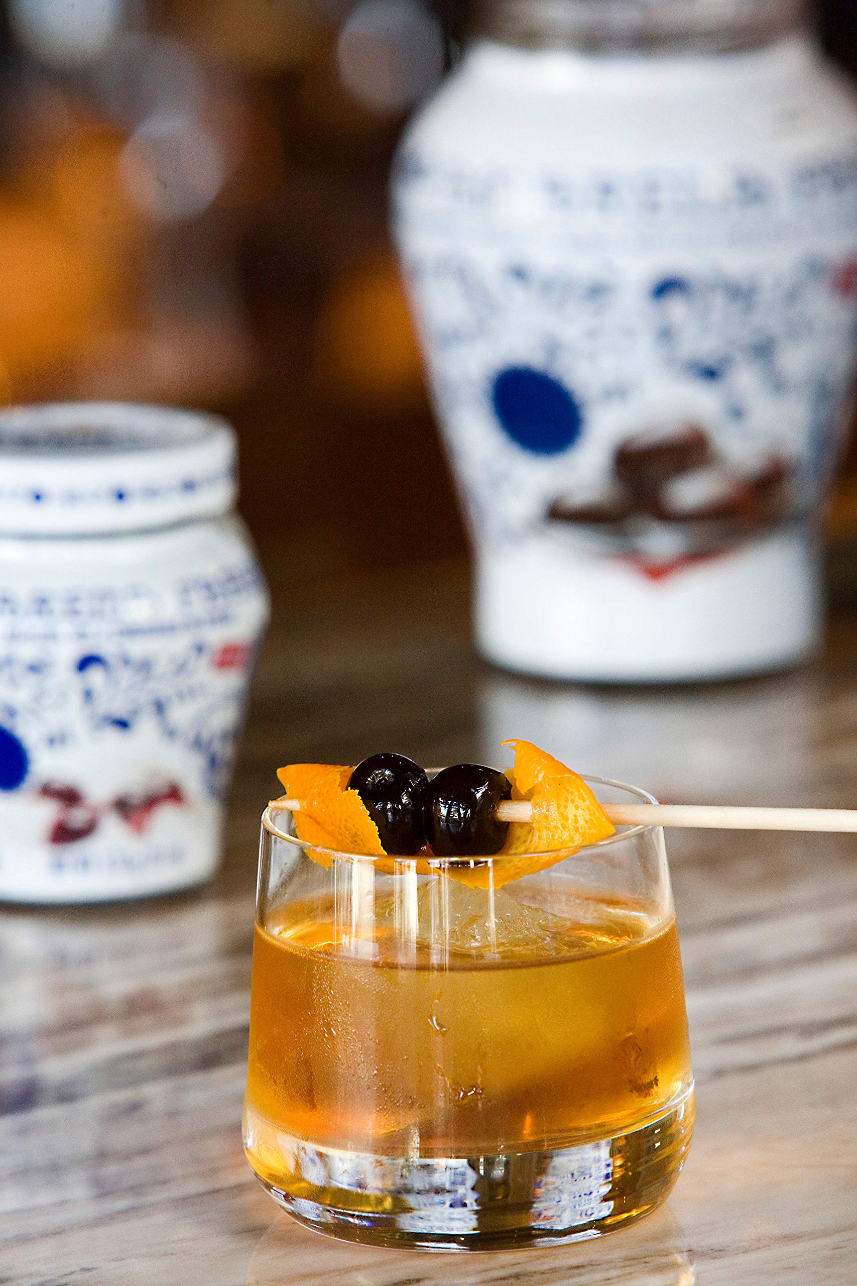 Amarena Fabbri cherries served on gelato adding authentic Italian flavor