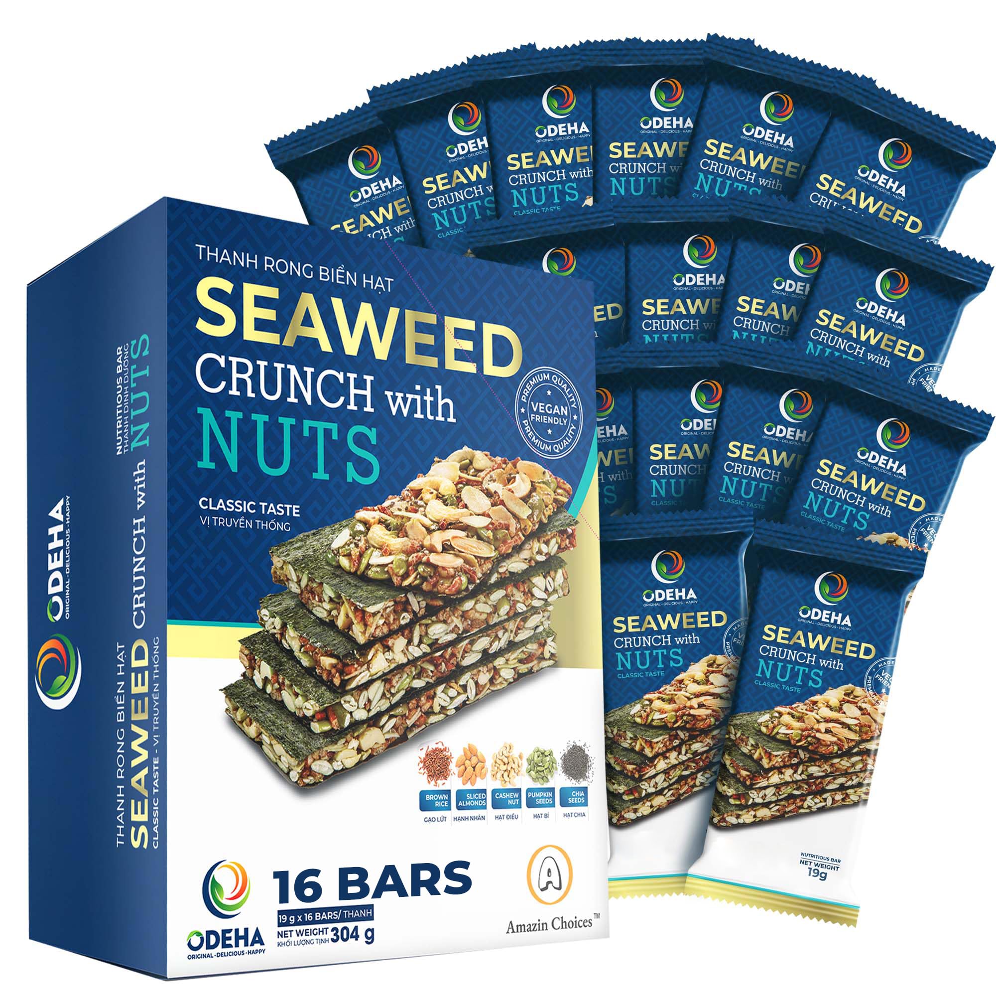 Amazin Choices front packaging showing classic taste and single pack convenience