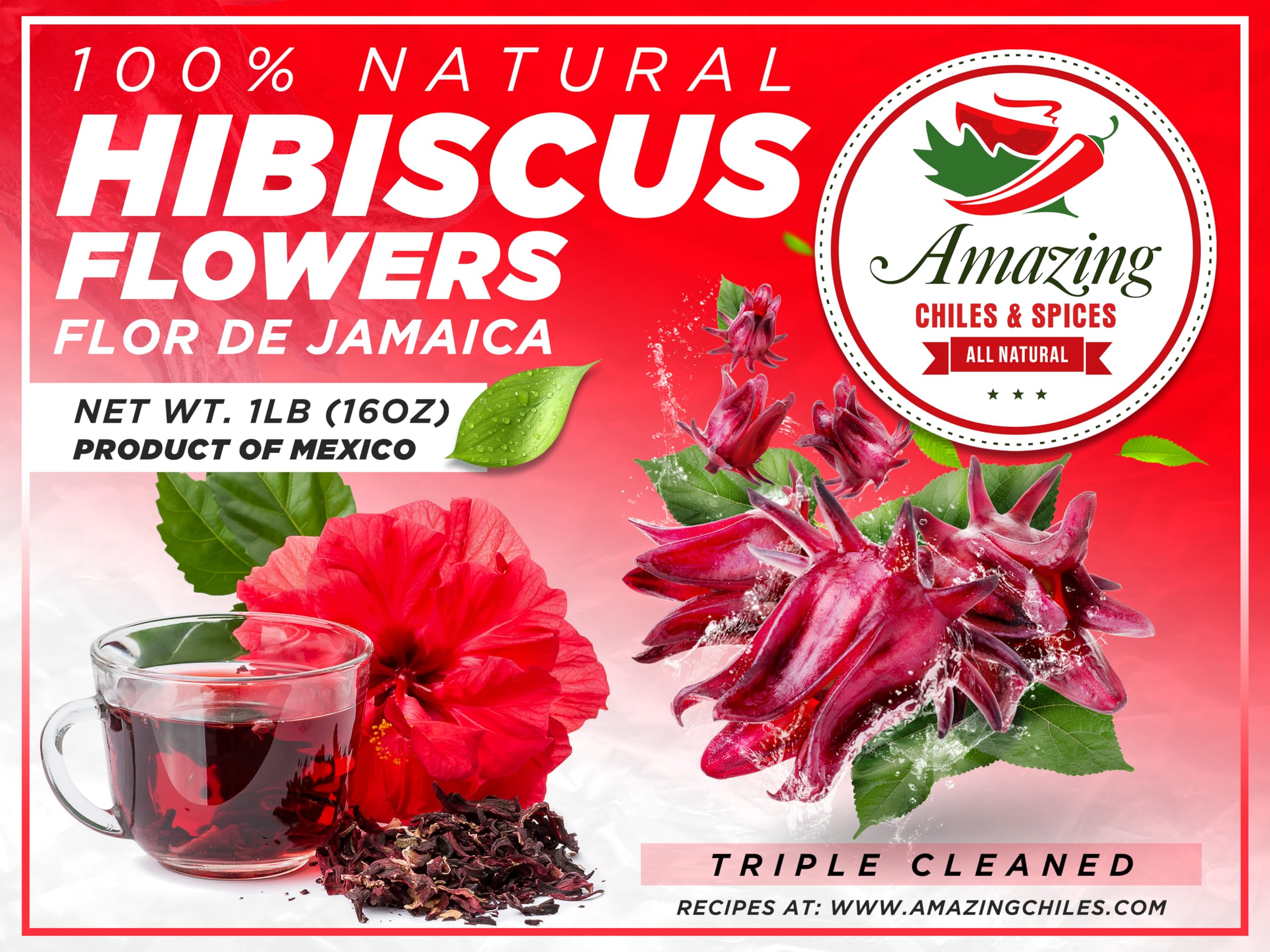 Amazing Chiles & Spices staff hand-packing hibiscus bag to ensure quality and freshness